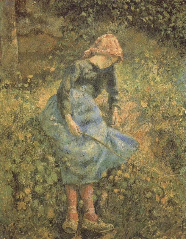 Camille Pissarro The Shepherdess